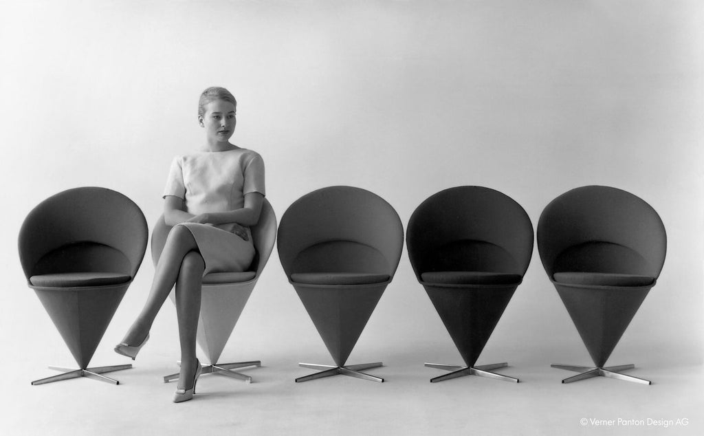 Cone Chair rouge Verner Panton