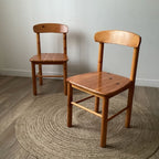 Chaise vintage en pin