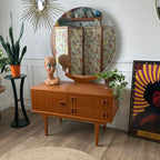 Coiffeuse en teck scandinave, années 60