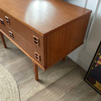 Coiffeuse en teck scandinave, années 60