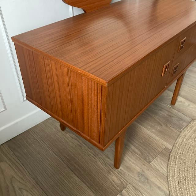 Coiffeuse en teck scandinave, années 60