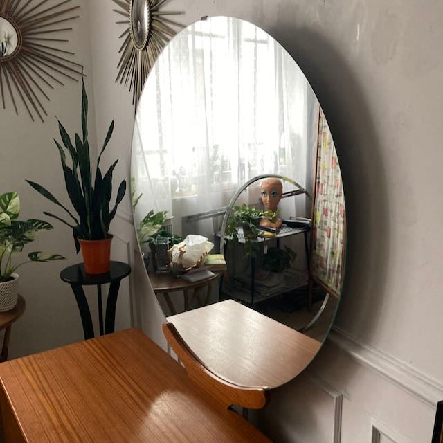 Coiffeuse en teck scandinave, années 60