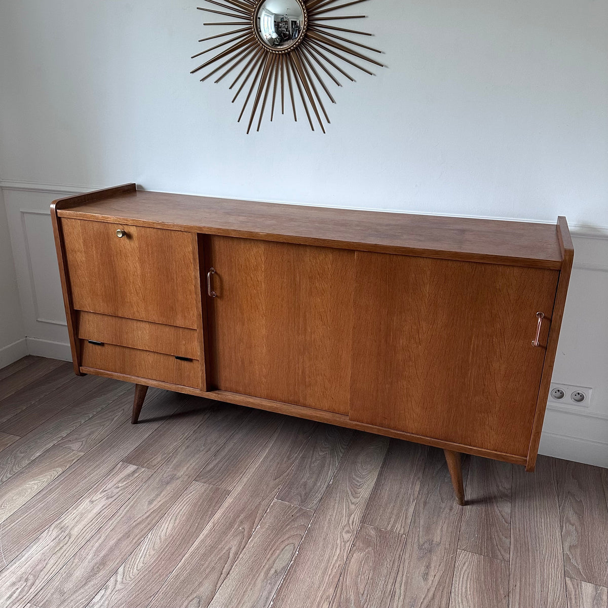 Enfilade en chêne années 60
