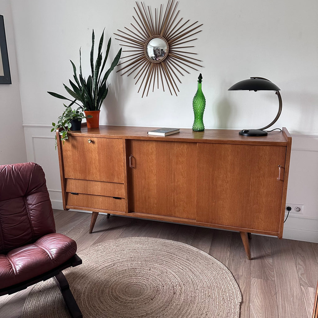 Enfilade en chêne années 60