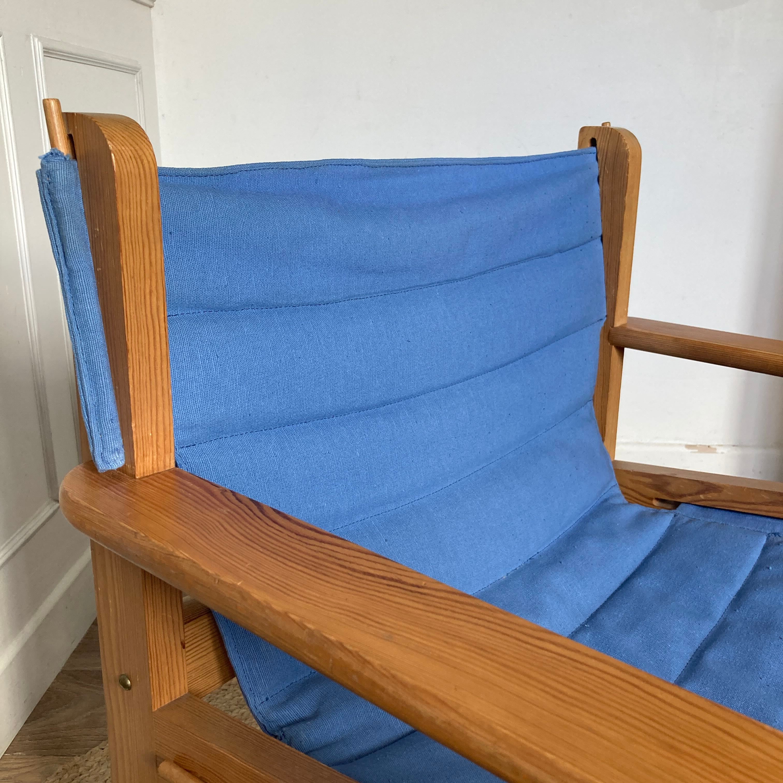 Fauteuil "Safari" années 80
