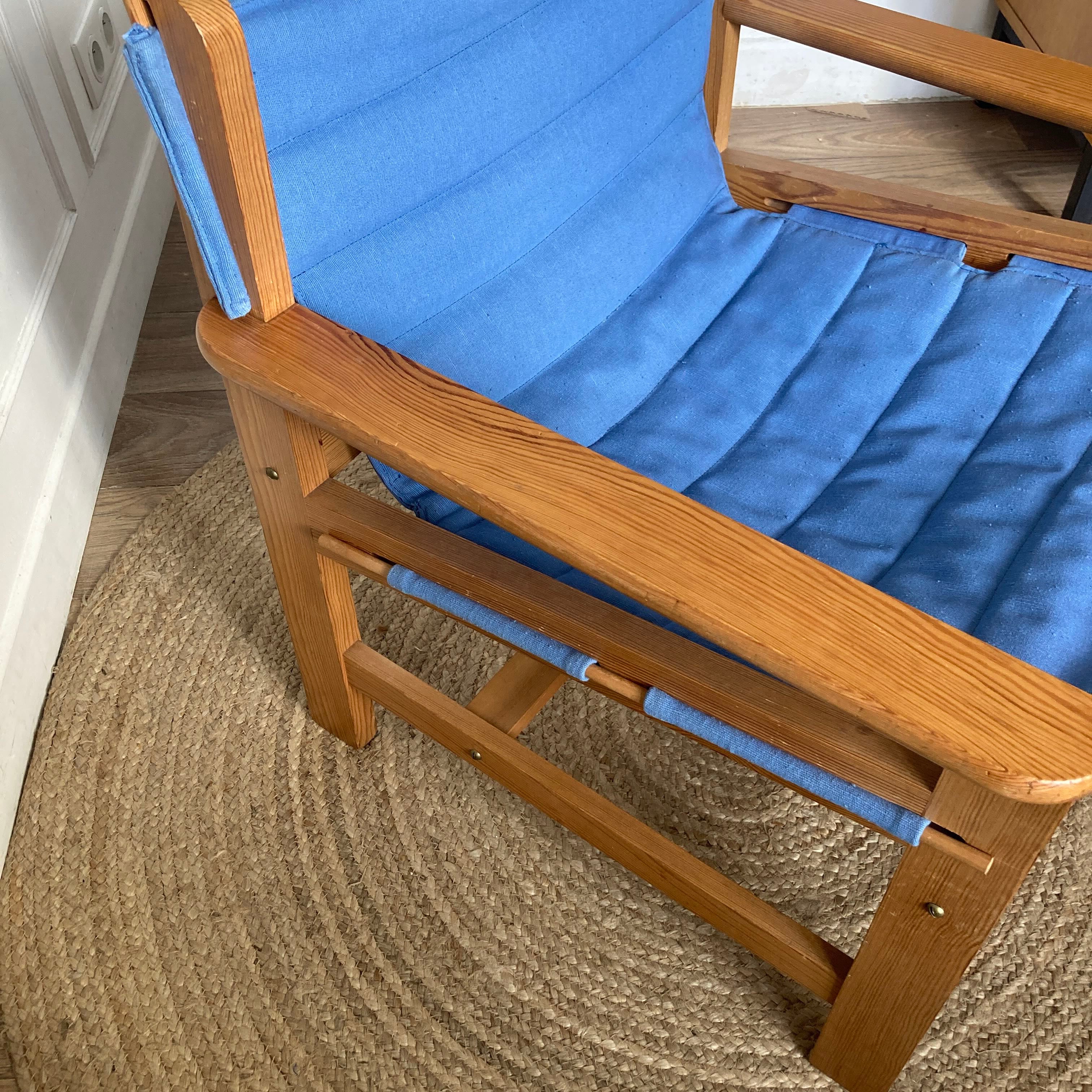 Fauteuil "Safari" années 80