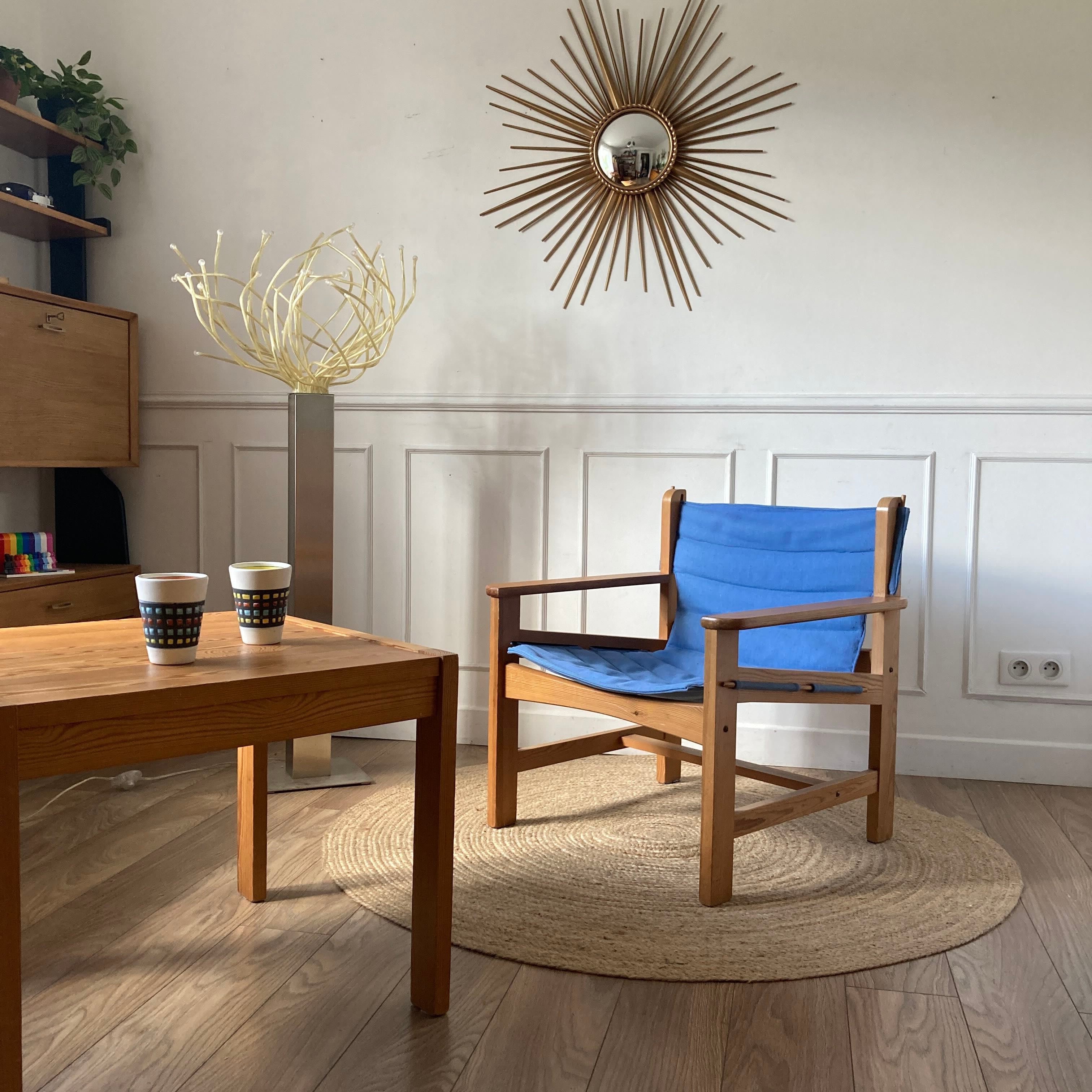 Fauteuil "Safari" années 80
