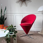 Cone Chair rouge Verner Panton 4