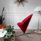 Cone Chair rouge Verner Panton 5