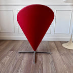 Cone Chair rouge Verner Panton 6