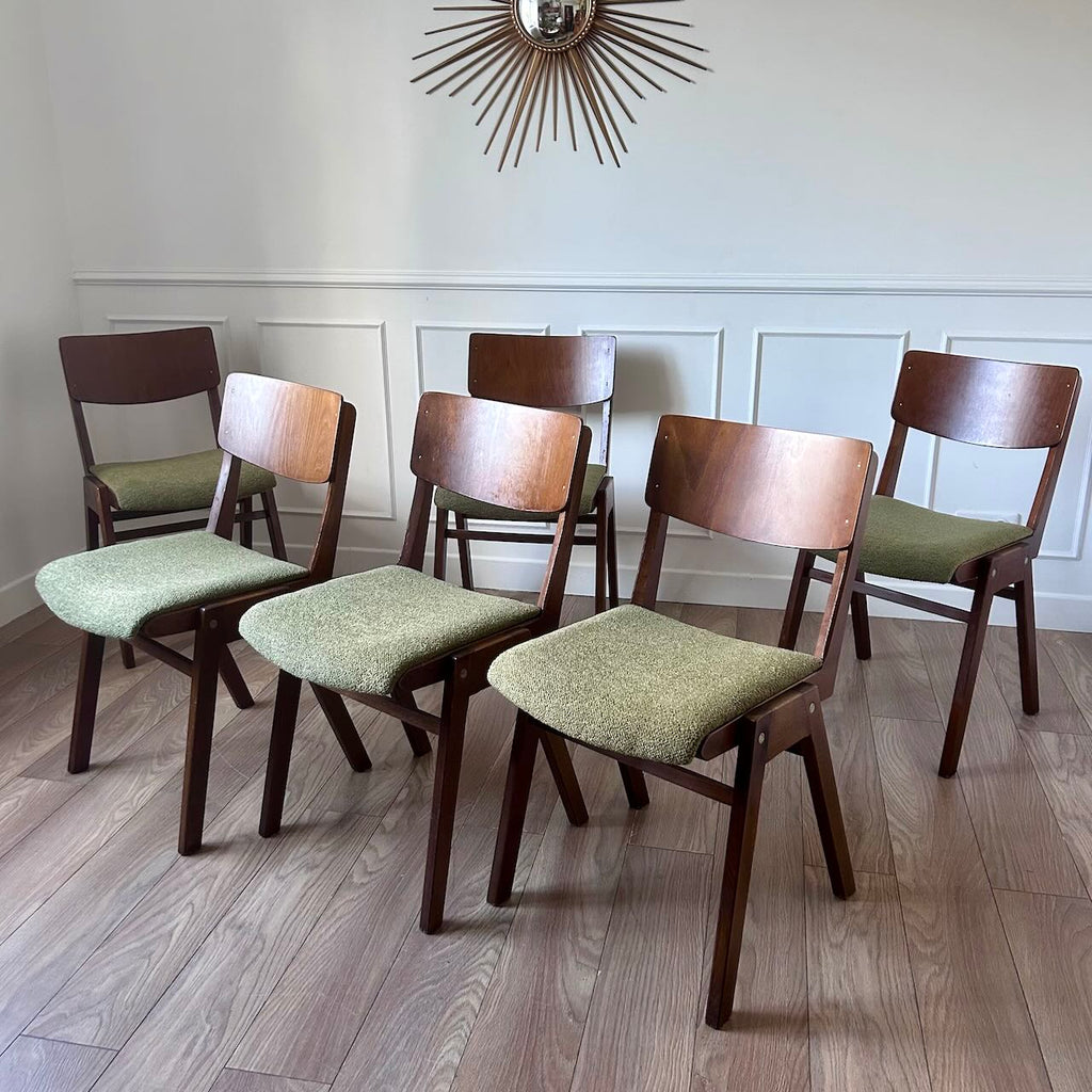 Chaises années 60 bois 2