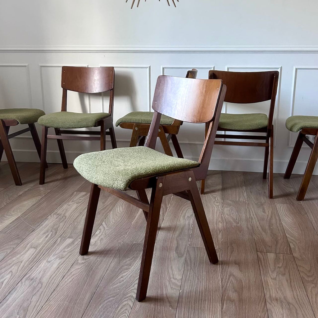 Chaises années 60 bois 4