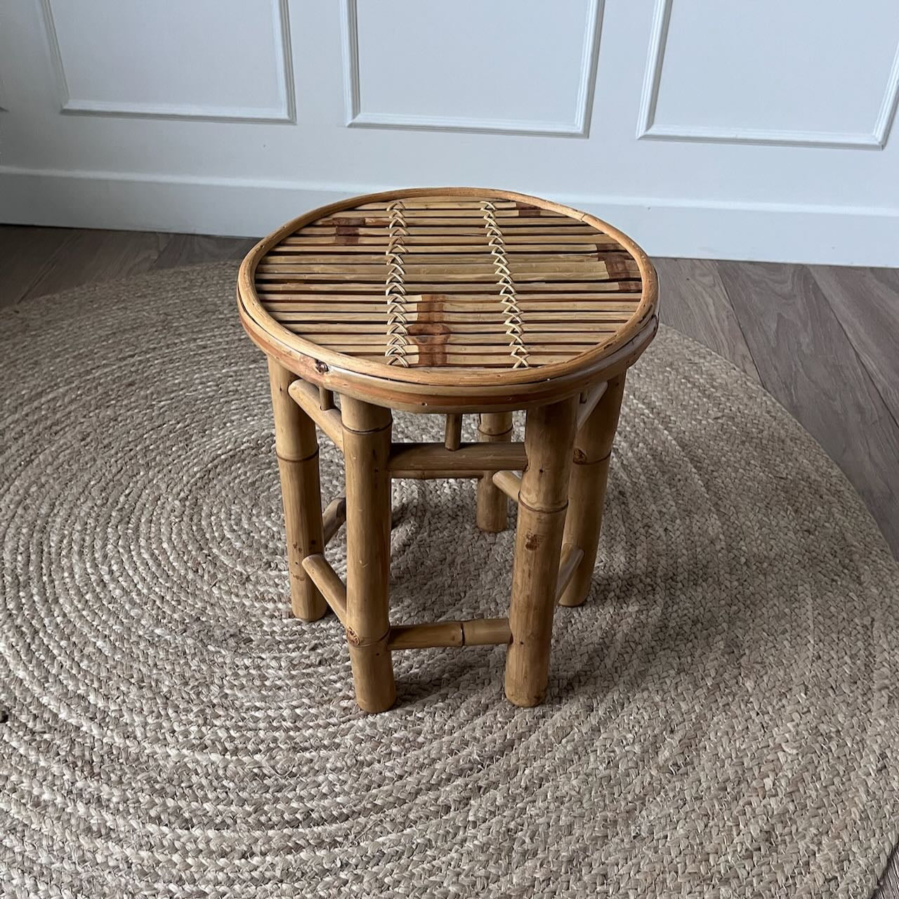 Tabouret ou porte-plantes en bambou 3
