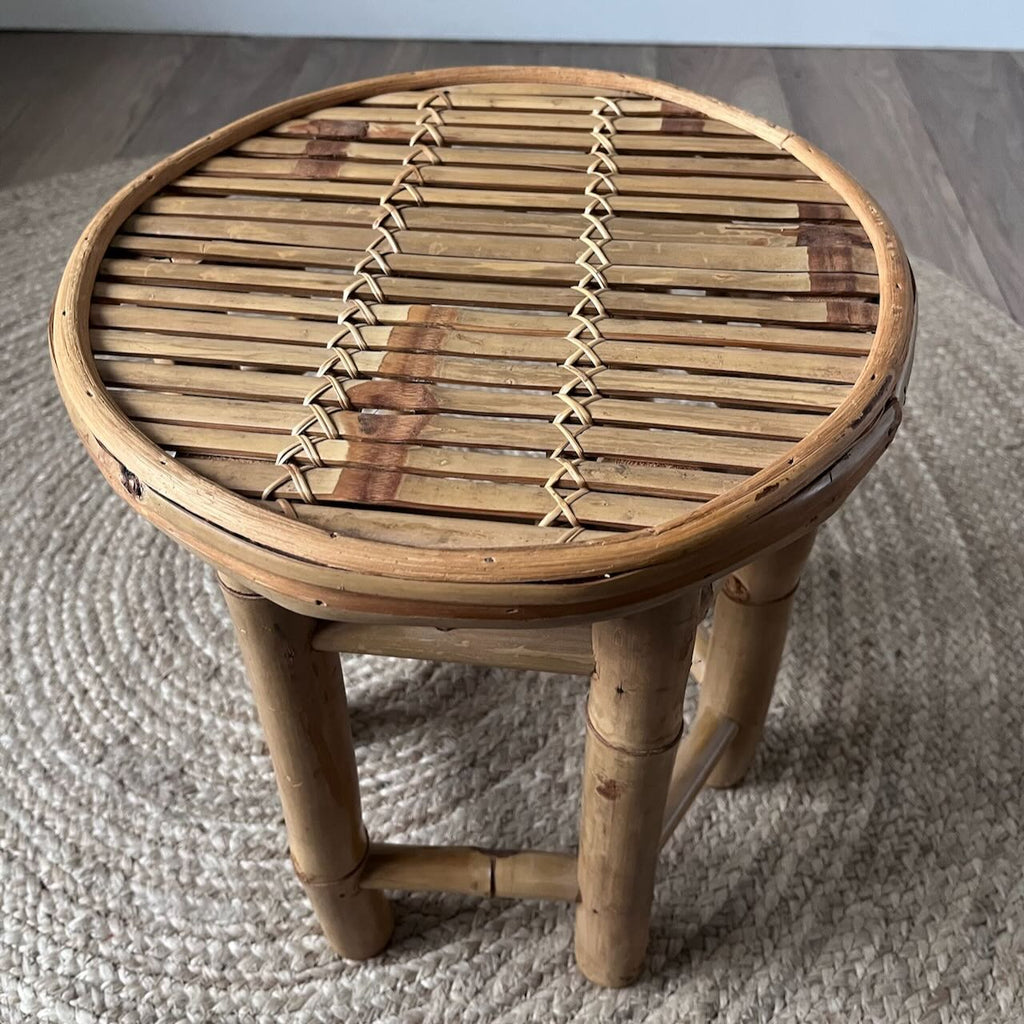 Tabouret ou porte-plantes en bambou 4