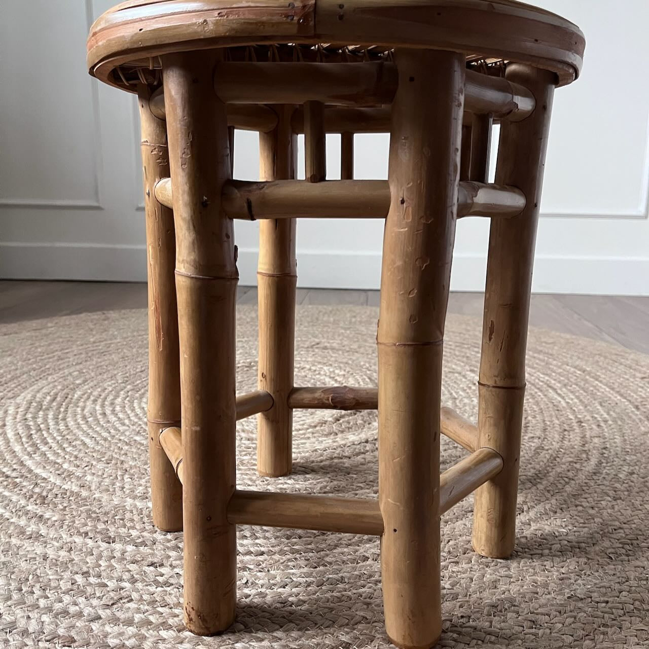 Tabouret ou porte-plantes en bambou 6