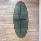 Table basse Chrome et verre  3