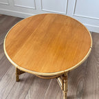 Table basse rotin spirale 6