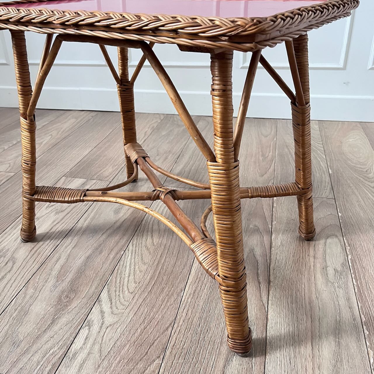 Table basse osier / Formica 4