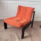 Fauteuil orange 80's 2