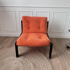 Fauteuil orange 80's 3