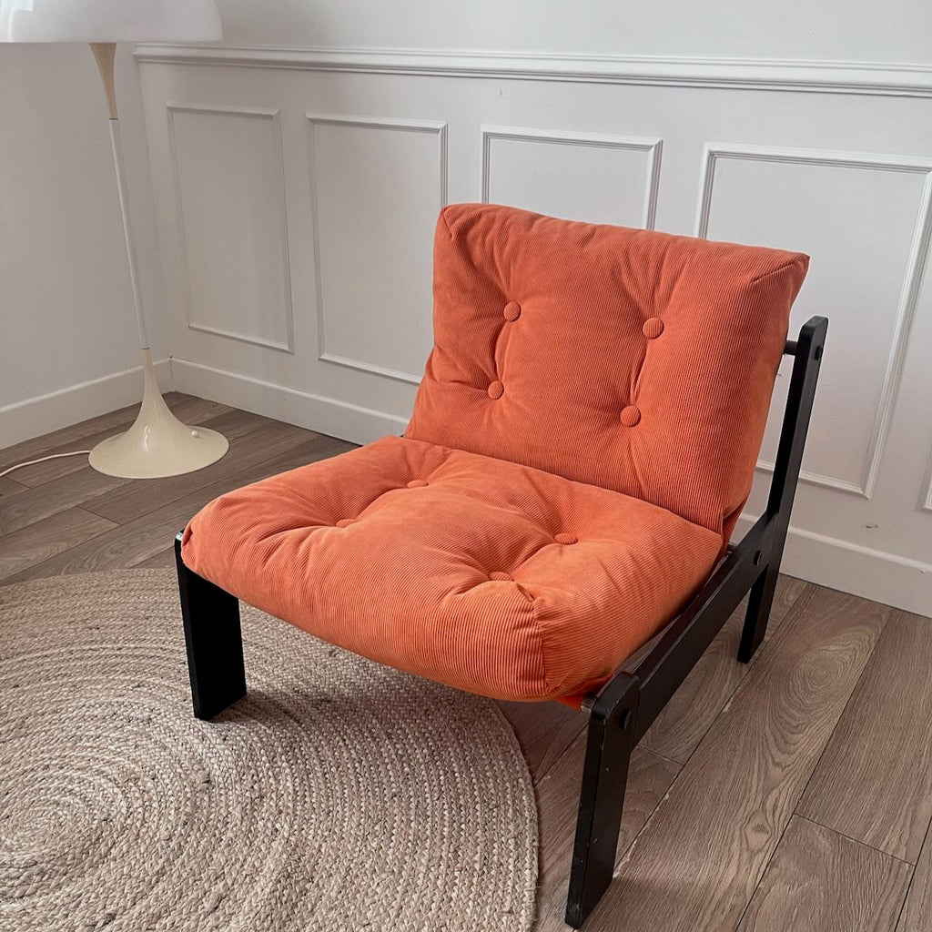 Fauteuil orange 80's 4