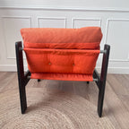 Fauteuil orange 80's 6