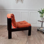 Fauteuil orange 80's 7