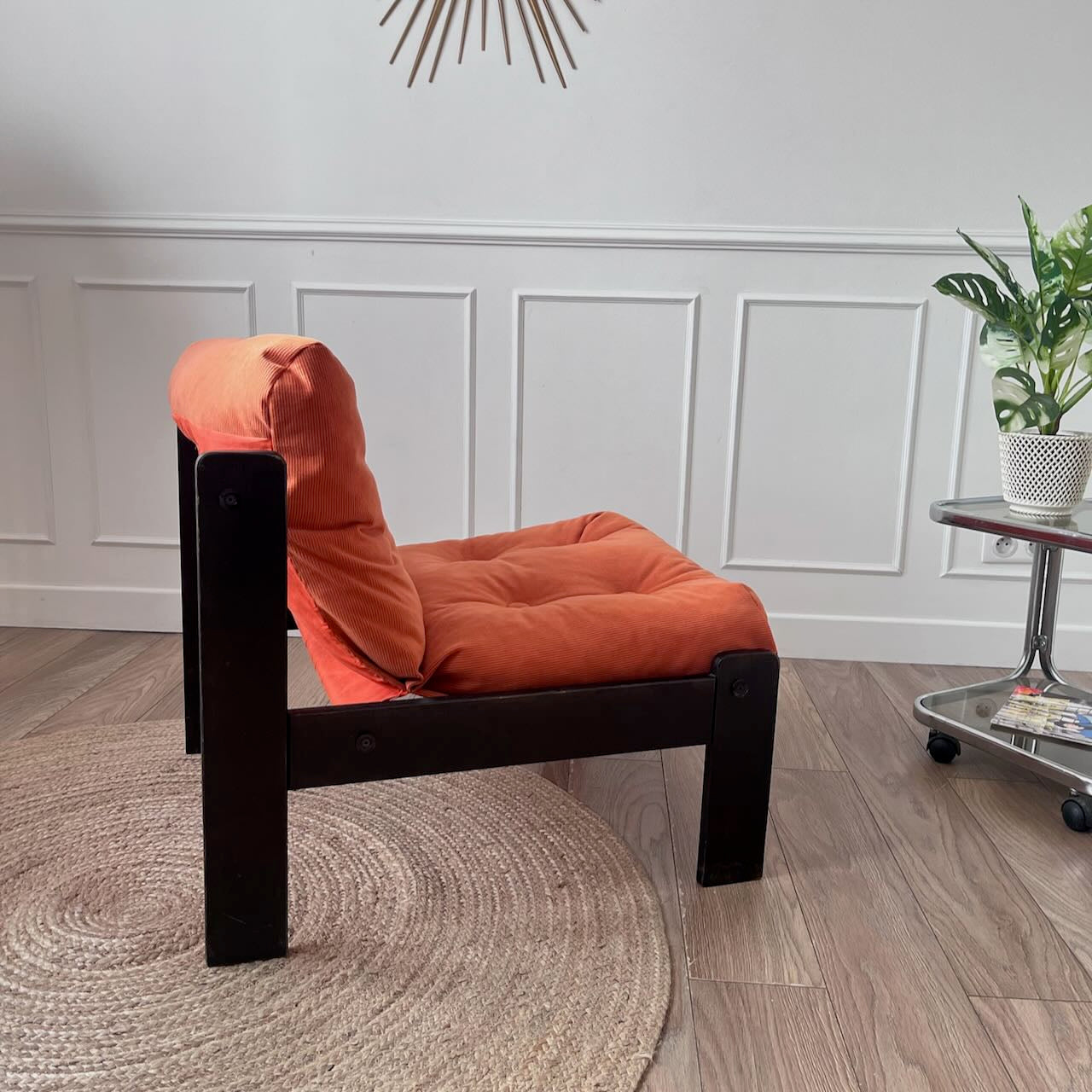 Fauteuil orange 80's 7