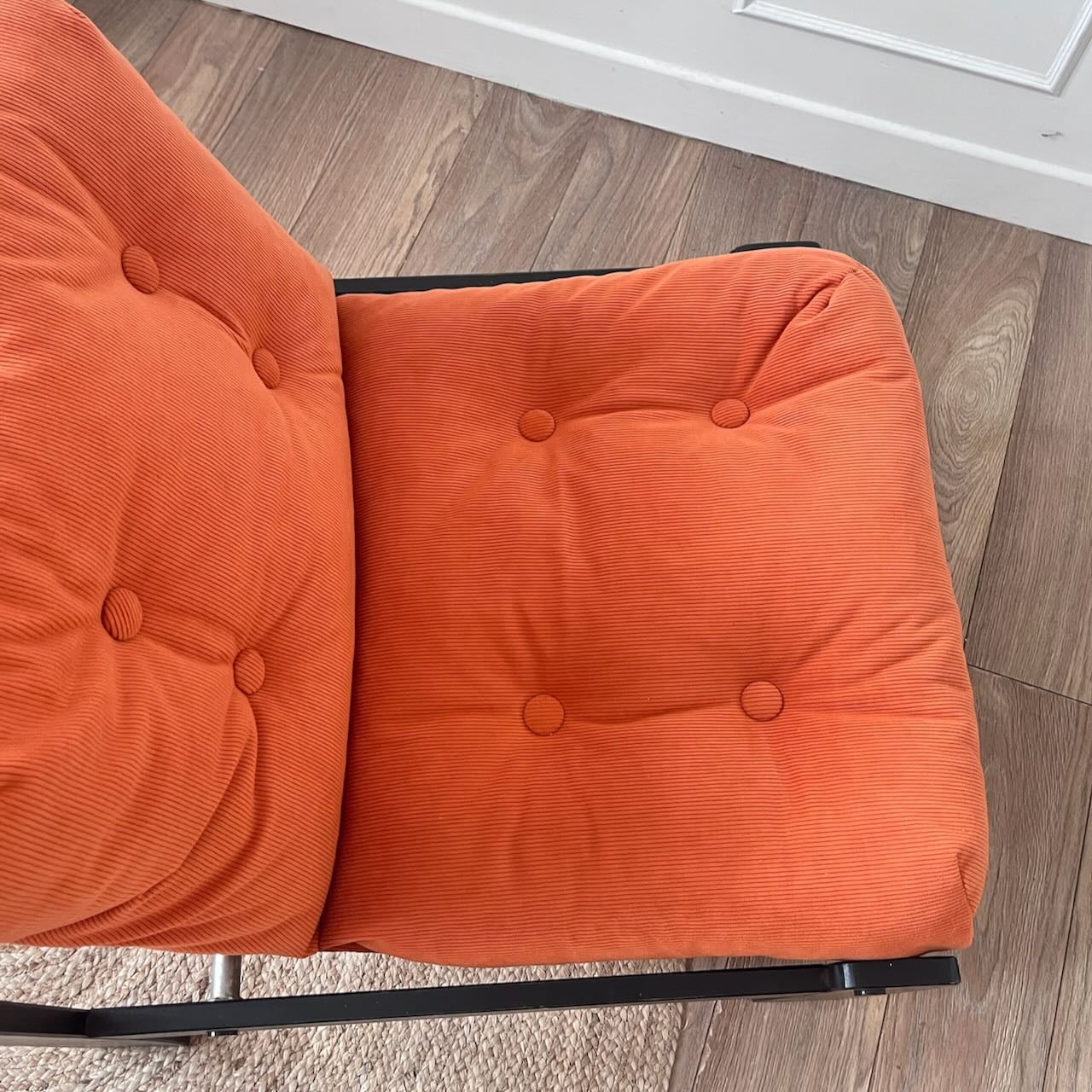 Fauteuil orange 80's 9