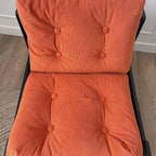 Fauteuil orange 80's 10