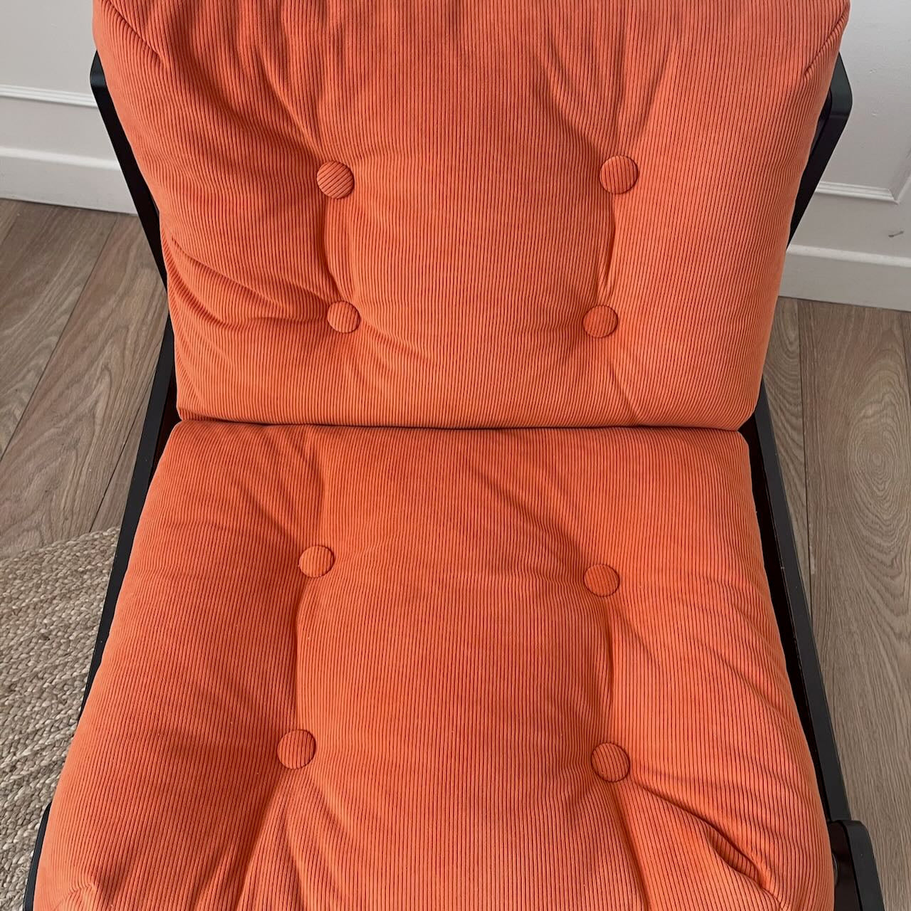 Fauteuil orange 80's 10