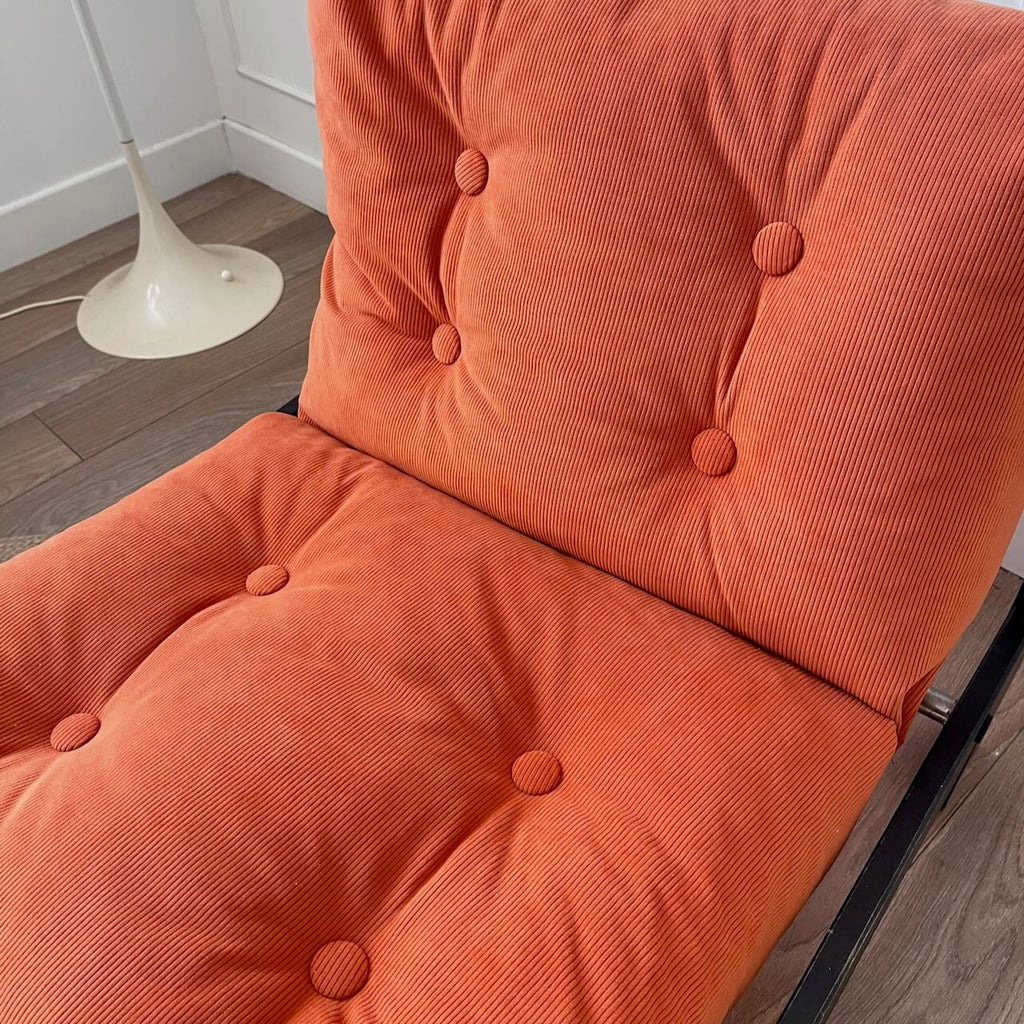 Fauteuil orange 80's 11