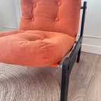 Fauteuil orange 80's 12