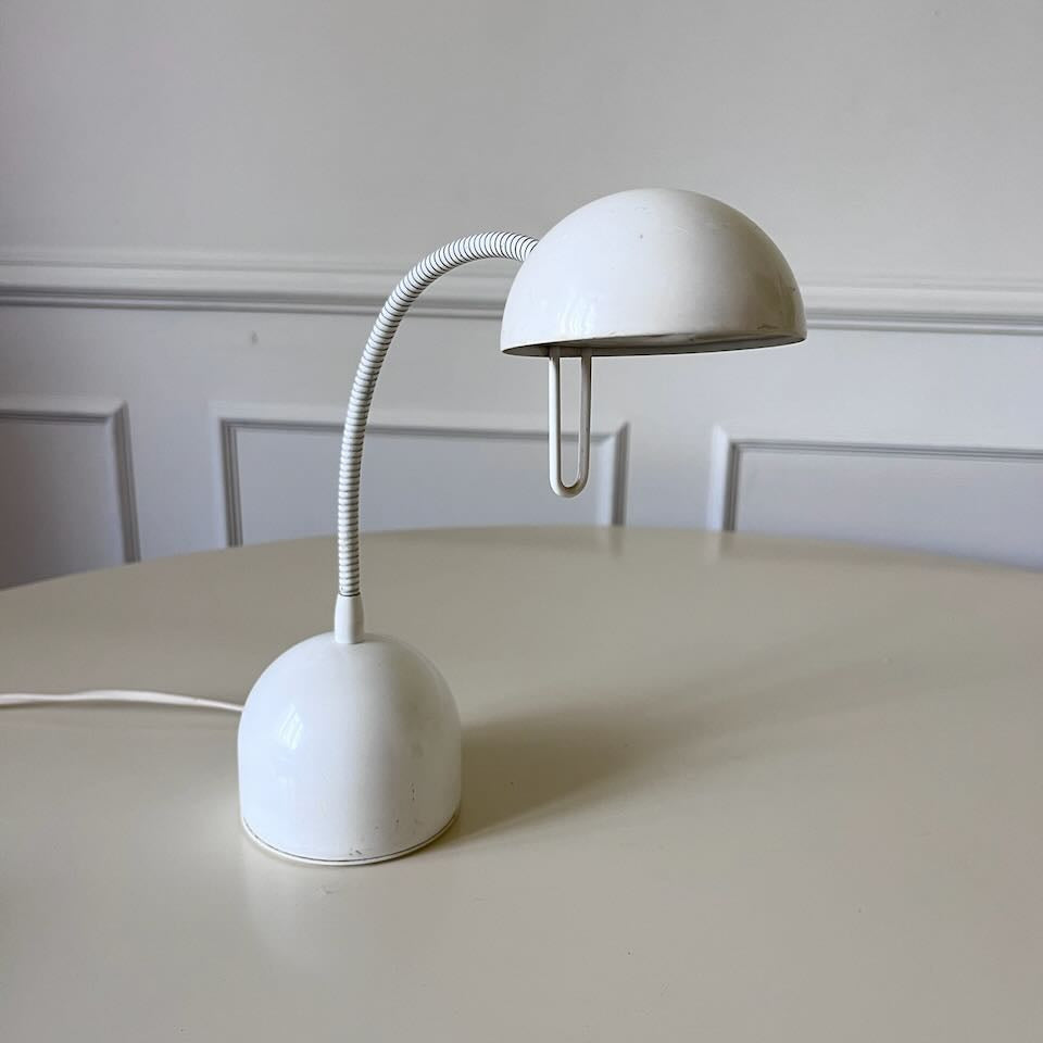 Lampe blanche flexible années 90 2