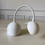 Lampe blanche flexible années 90 6