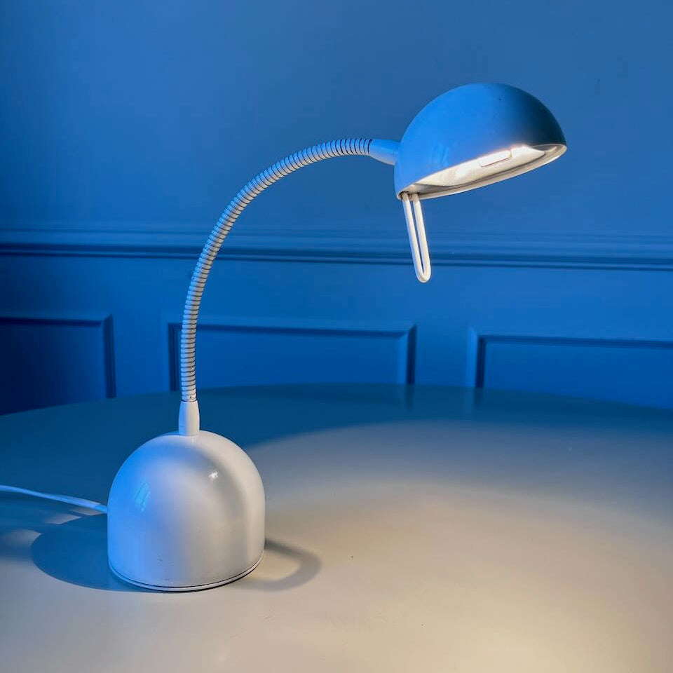 Lampe blanche flexible années 90 7