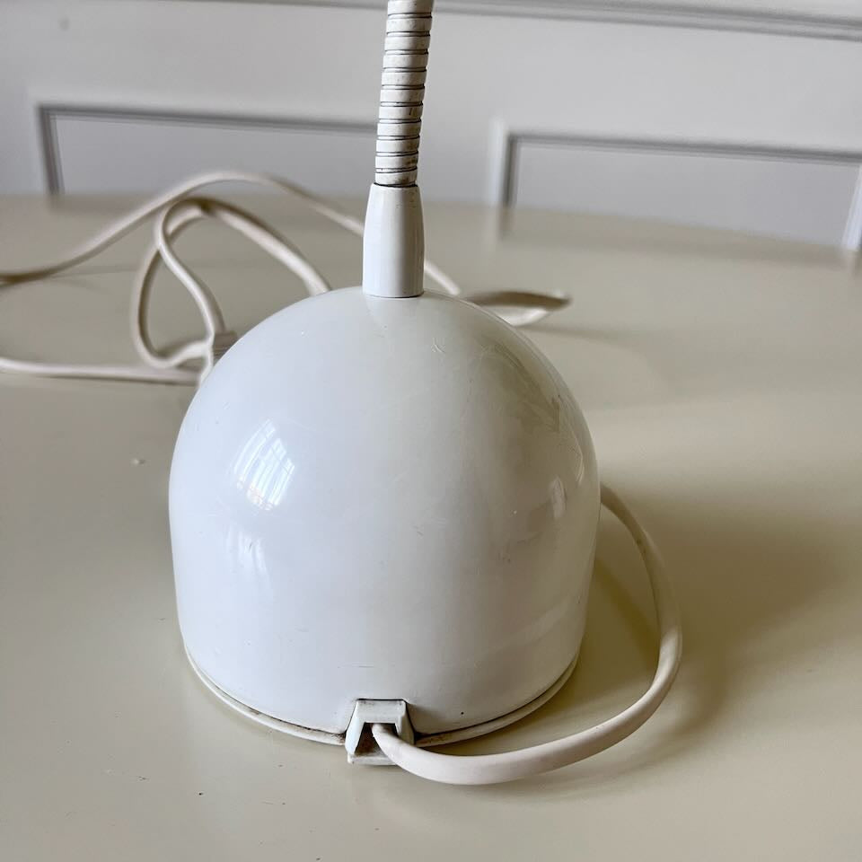Lampe blanche flexible années 90 10