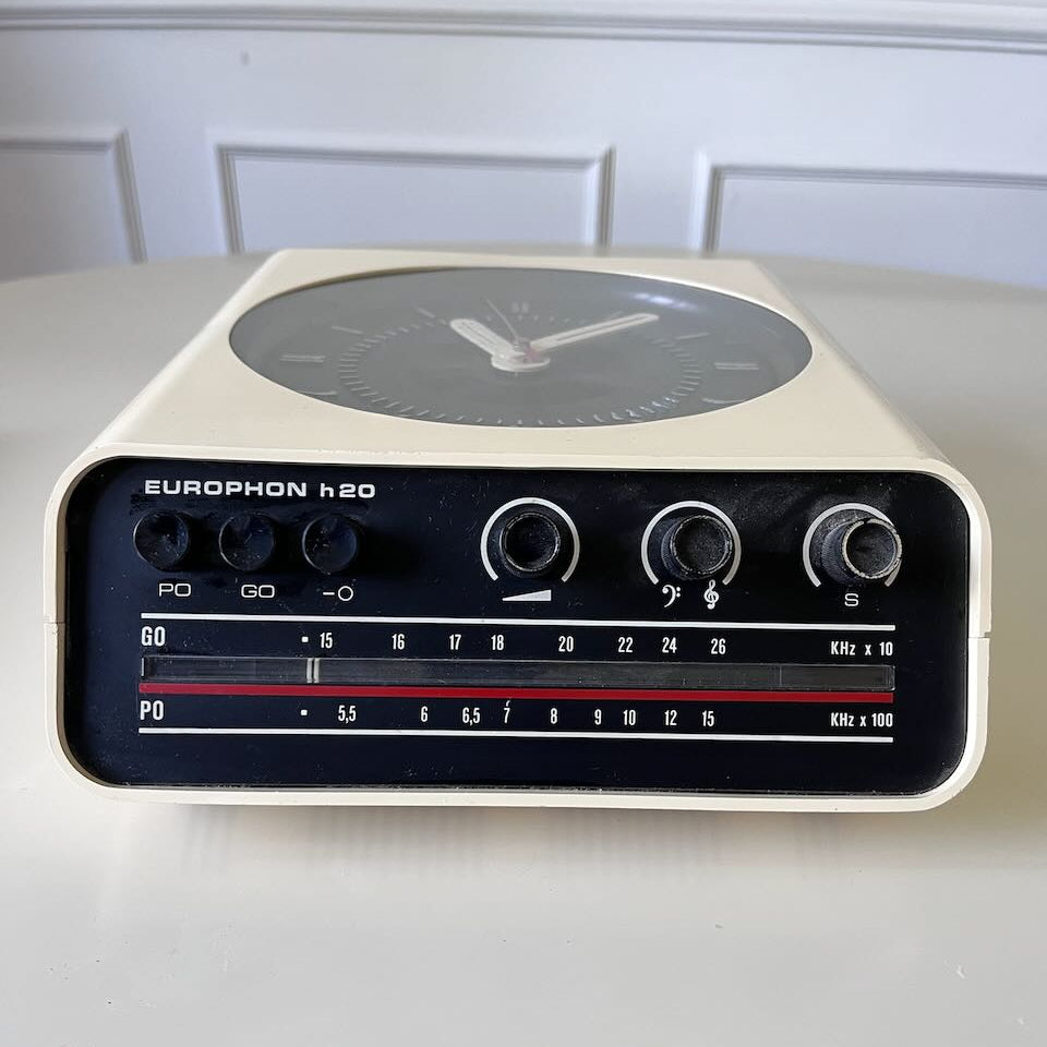 Horloge radio Europhon Adriano Rampoldi 4