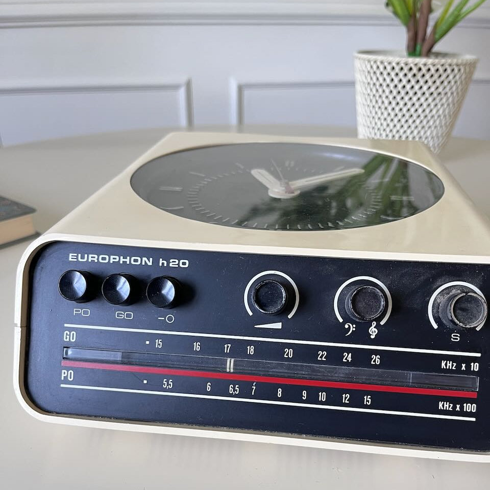 Horloge radio Europhon Adriano Rampoldi 12