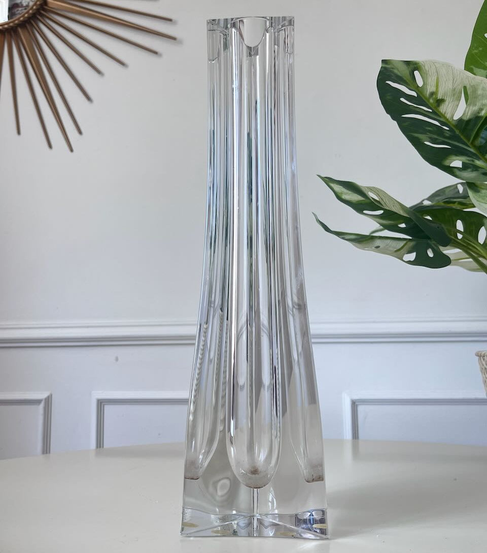 Grand vase en cristal de Sèvres 3