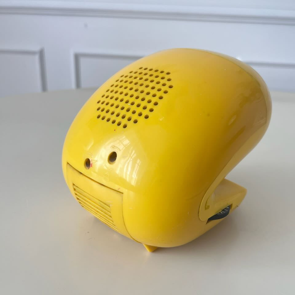 Réveil vintage Japy jaune 6