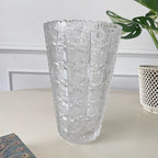 vase verre taille