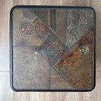 Table basse brutaliste de Paul Kingma