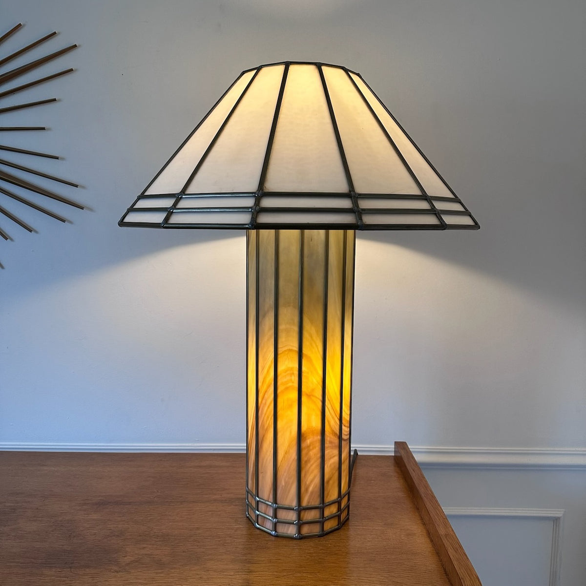 Lampe vitrail Shimada Heal 8