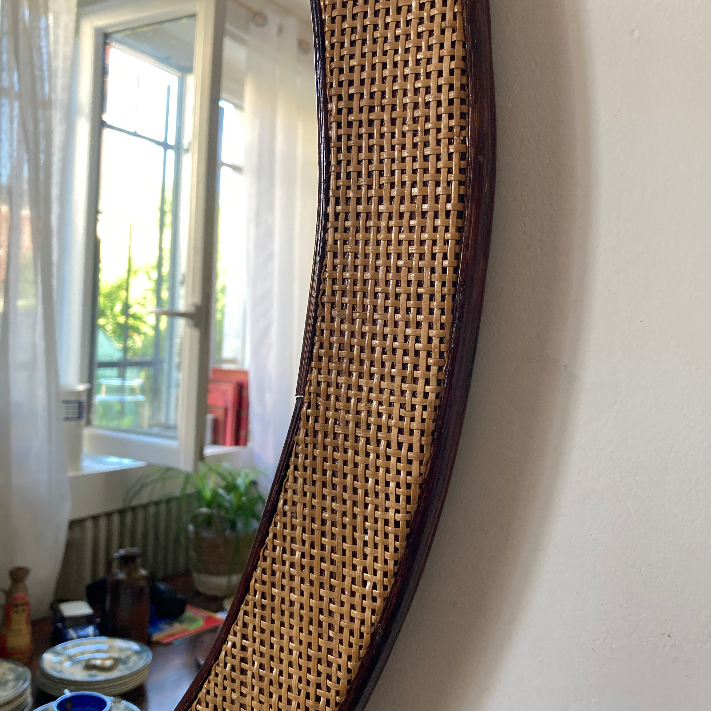 Miroir ovale vintage