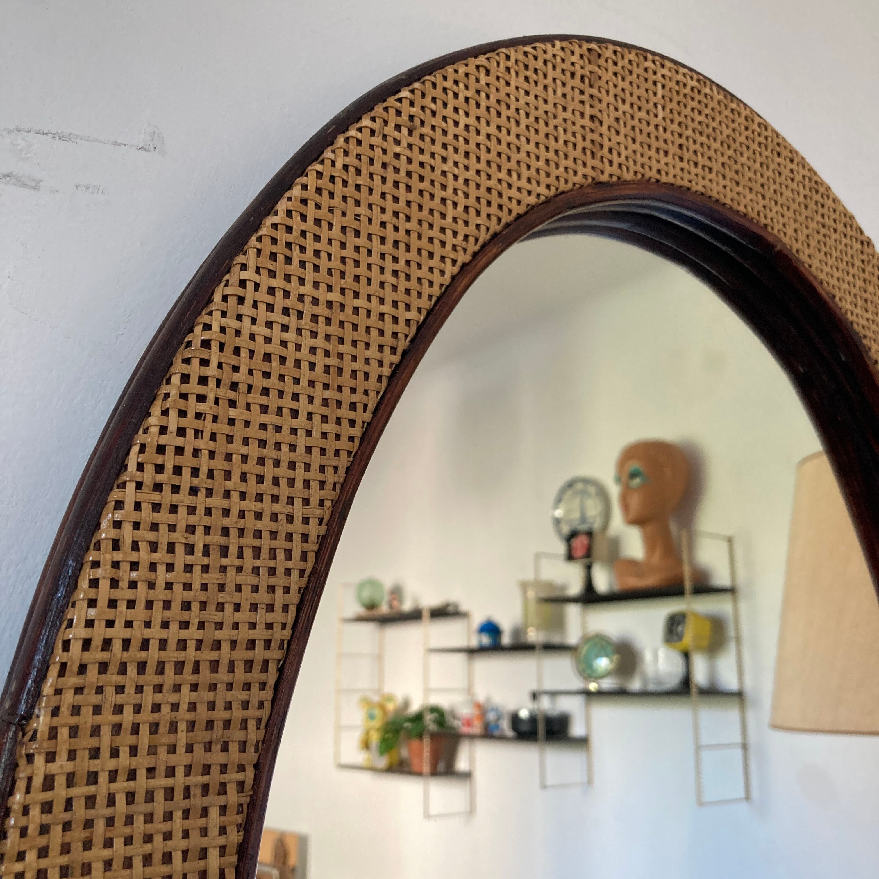 Miroir ovale vintage