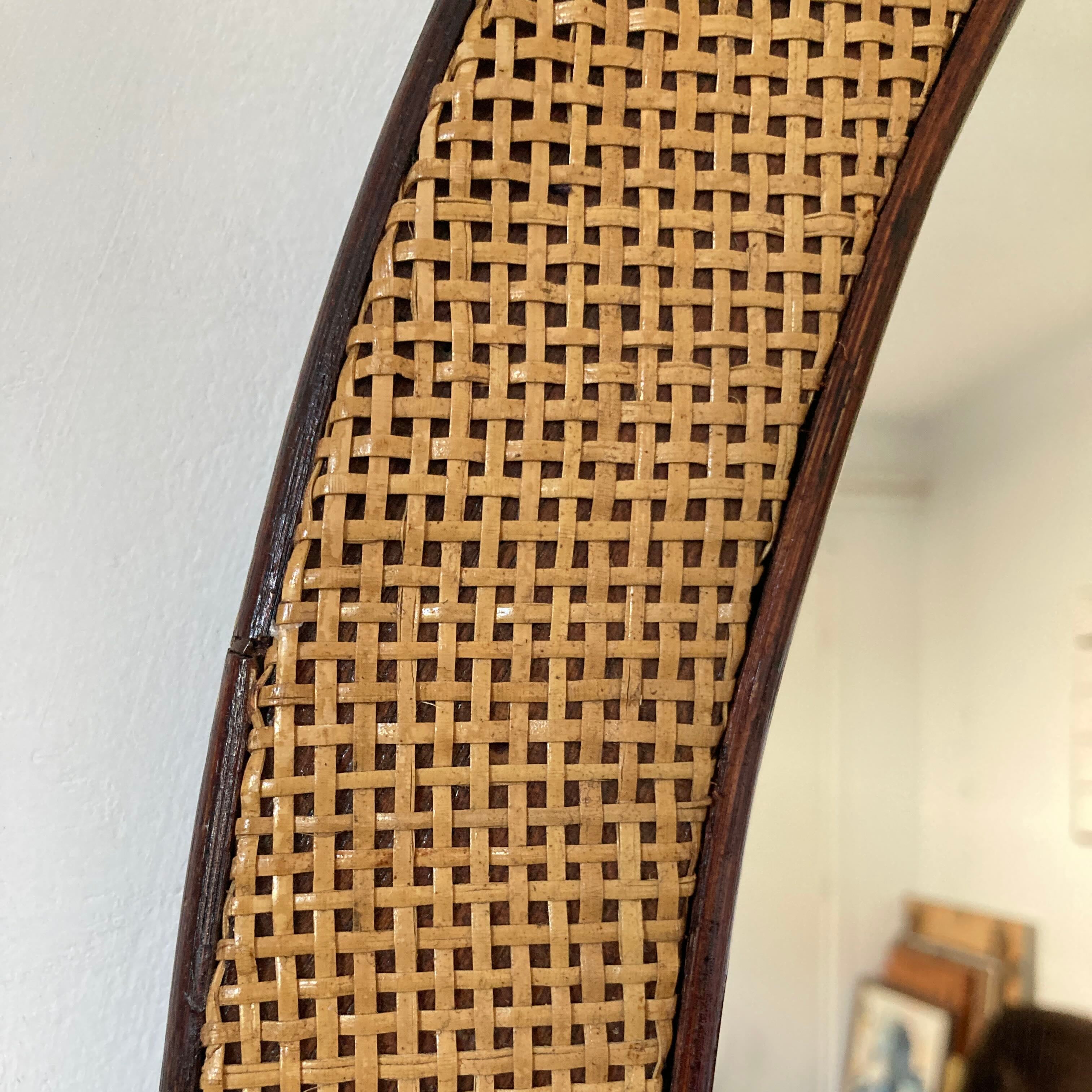 Miroir ovale vintage