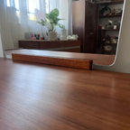 Coiffeuse scandinave en teck avec miroir