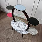 Porte-plantes en Formica années 60