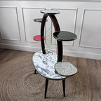 Porte-plantes en Formica années 60